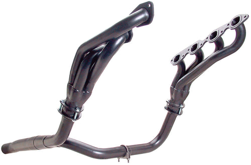 Hedman Hedders Standard Duty 69570 Uncoated Headers Tube Size 1.75 in. Stock Collector Shortie Style Incl. Headers/Gaskets/3 Bolt Adapter/Mtg. Hardware