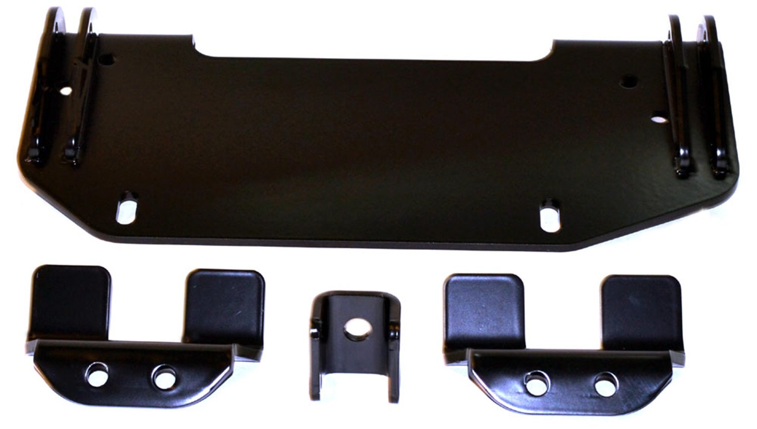 Center Plow Mount Kit WARN 70583, Fits: Honda ATV Powersport Vehicles , Black