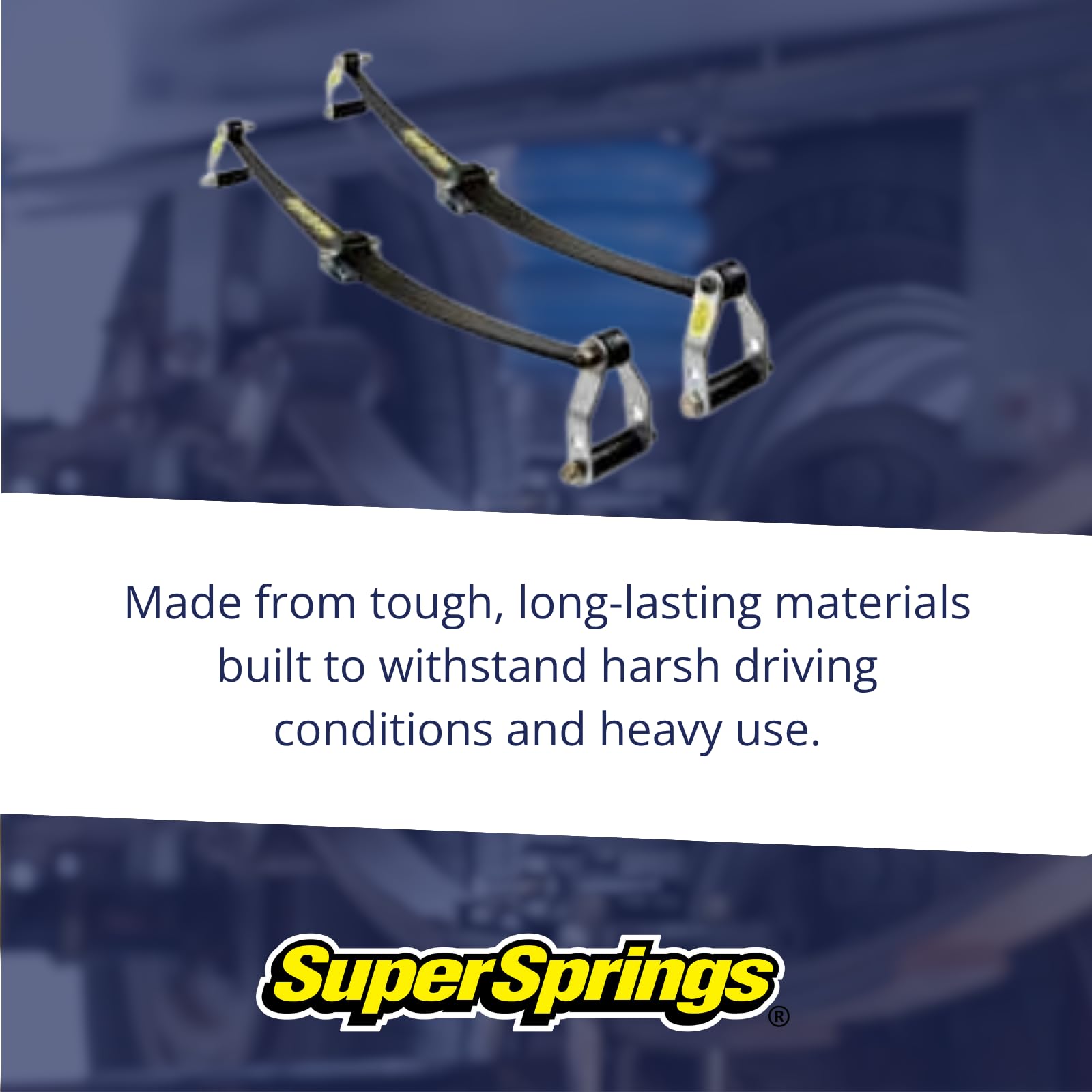 SuperSprings SSA36 for Toyota Tacoma, Black