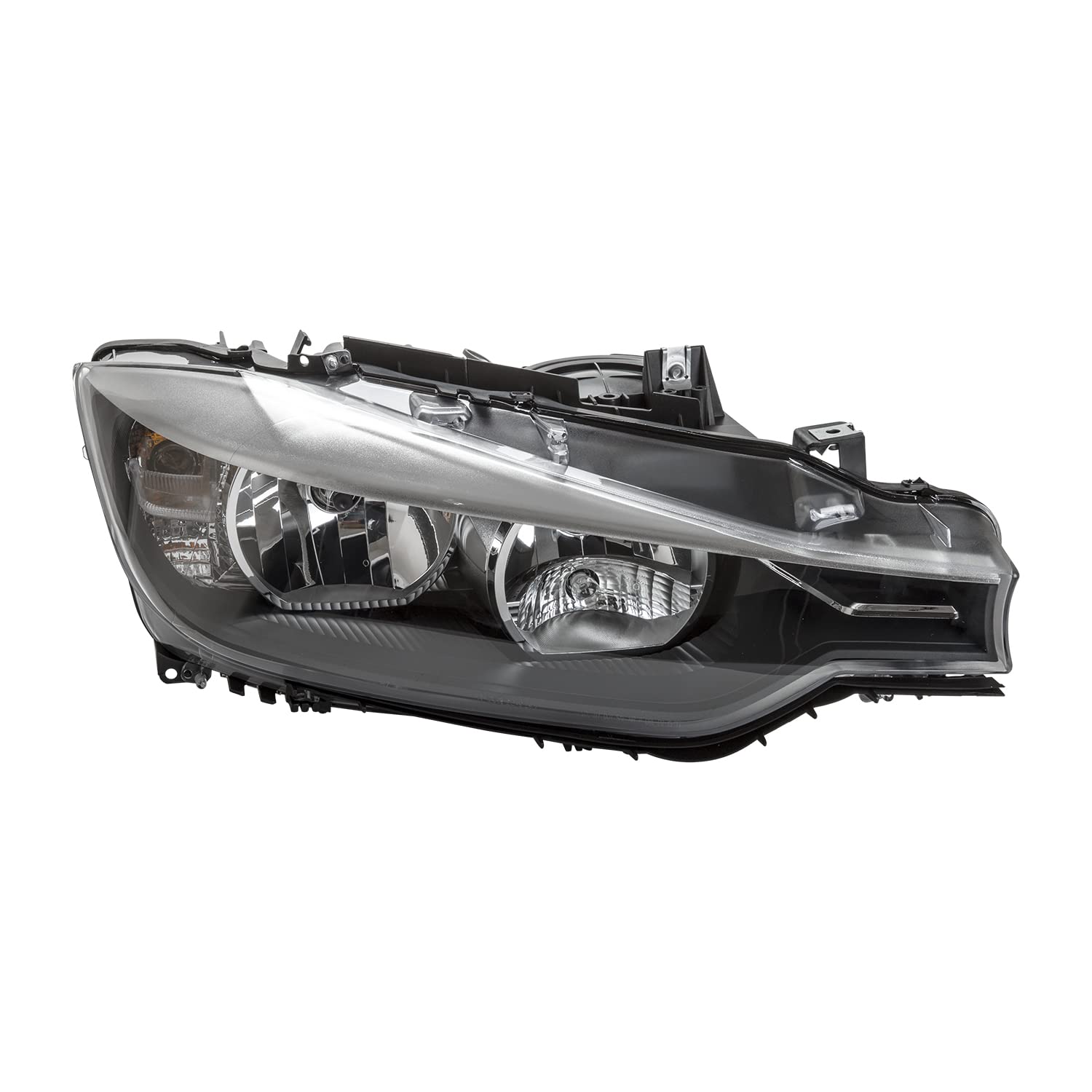 Right TYC Headlight Assembly Compatible with 2012-2015 BMW 3 Series