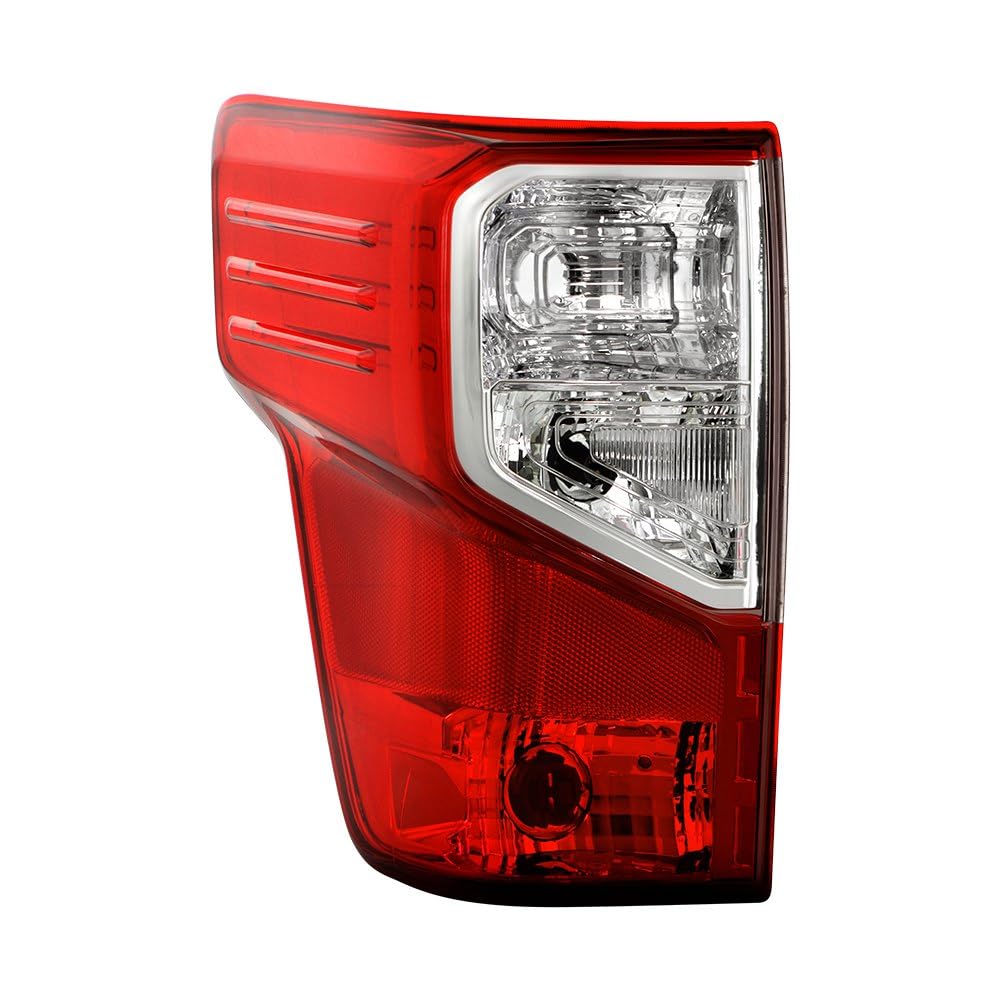 Nissan Titan 2016-2022 Spyder (OE) Driver Side Tail Lights - Signal-3157(Not Included) ; Parking-3156(Not Included) ; Reverse-3157(Not Included) - OEM Left (Does not fit Factory LED Lights)
