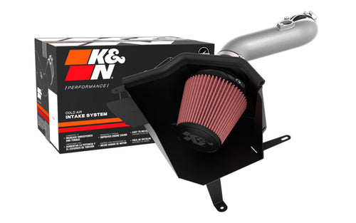 Cold Air Intake System K&N: High-Flow Air Filter, Increase Performance & Acceleration: Compatible with 2022-2025 Honda: Civic, 69-1510TC