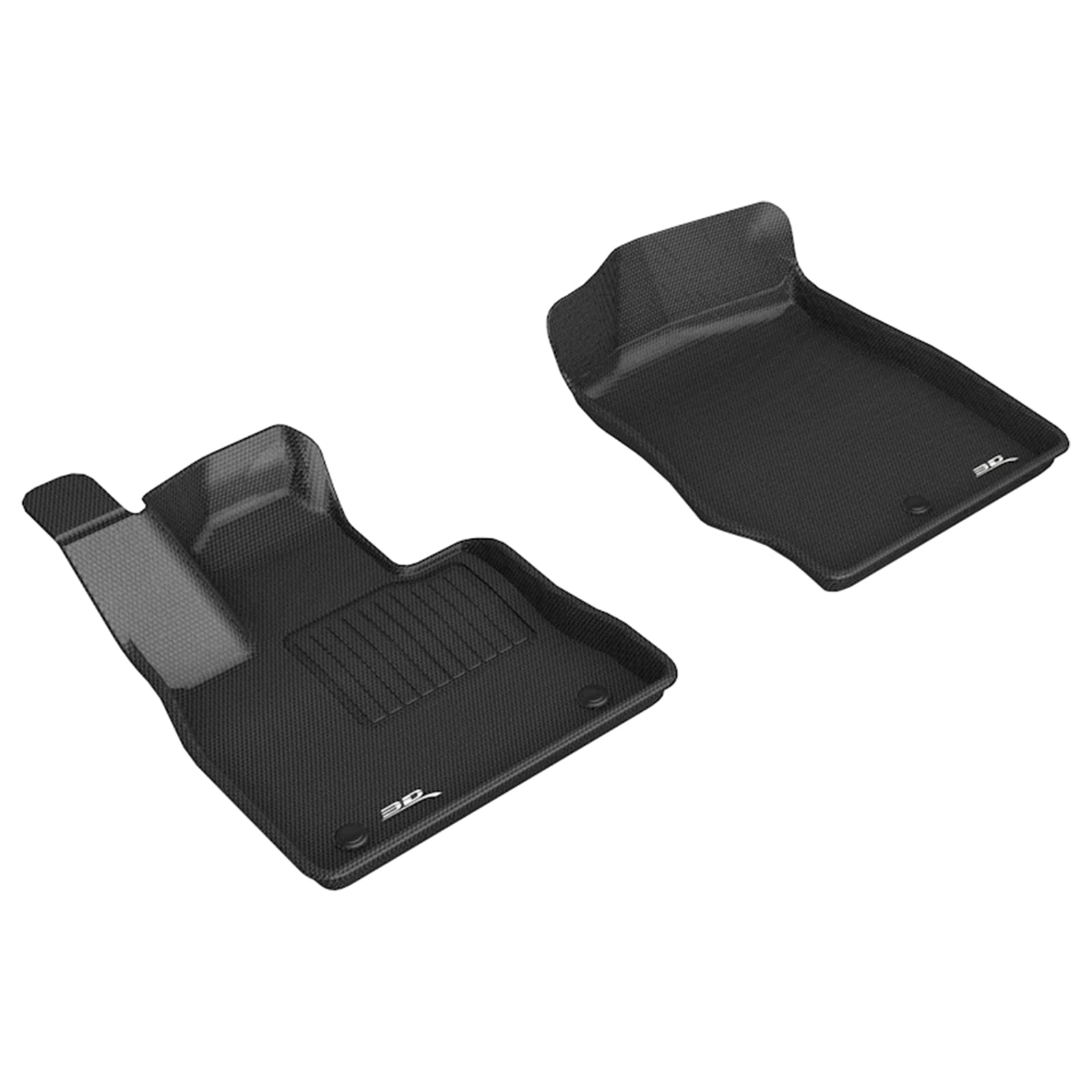 Kagu 3D MAXpider Custom Fit Floor Mat (Black) Compatible with Ford Explorer 2020-2026 - Front Row