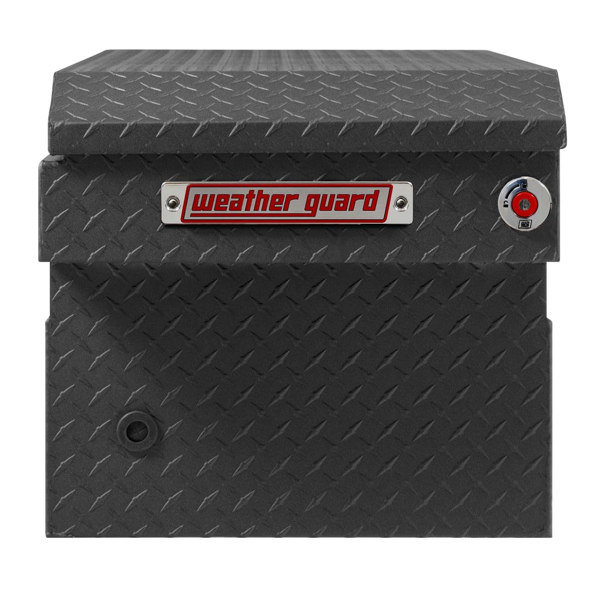 Weather Guard Saddle Box Model 127-52-04, Aluminum, Full Standard, Textured Matte Black, 11.0 cu ft