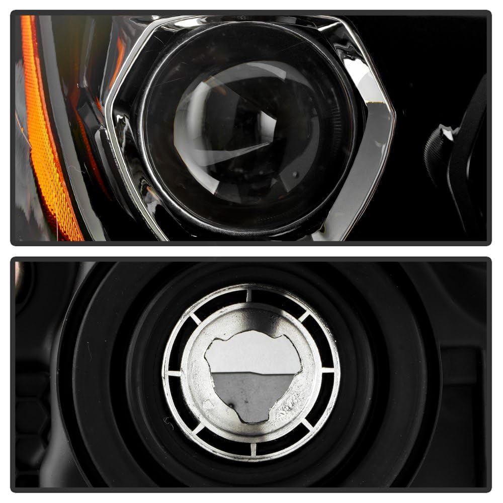 Nissan Rogue Sport 20-22 Spyder (OE) Halogen w/LED DRL Projector Headlight - OE Black Right