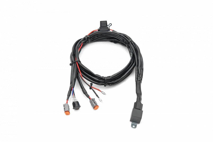 9 Ft Universal DT Wiring Harness to connect 2 Light Bars, below 200 Watt- PN #Z390020D-A
