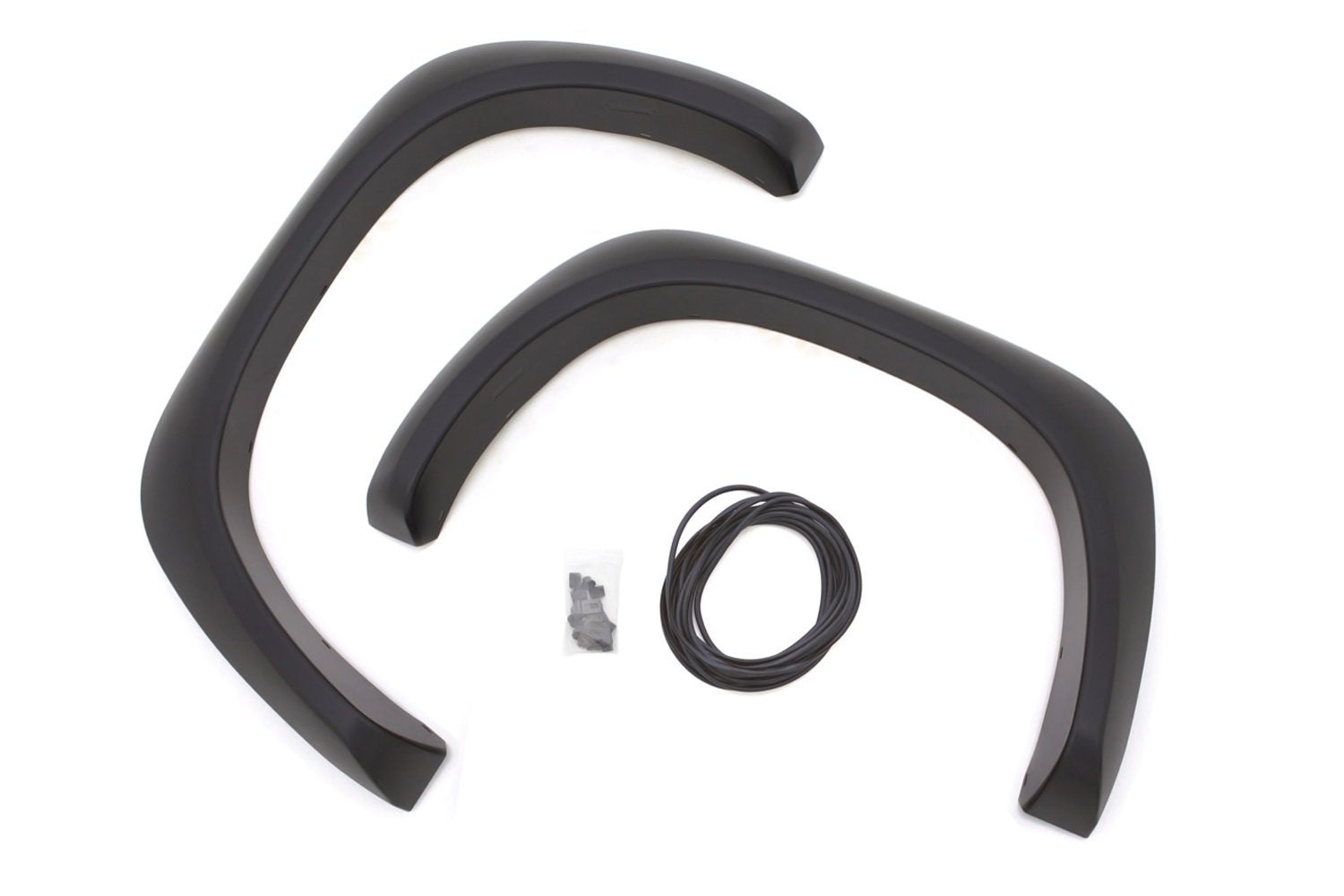 Lund Elite Series Black Extra Wide Style Standard Rear Fender Flare - 2 Piece EX203SB