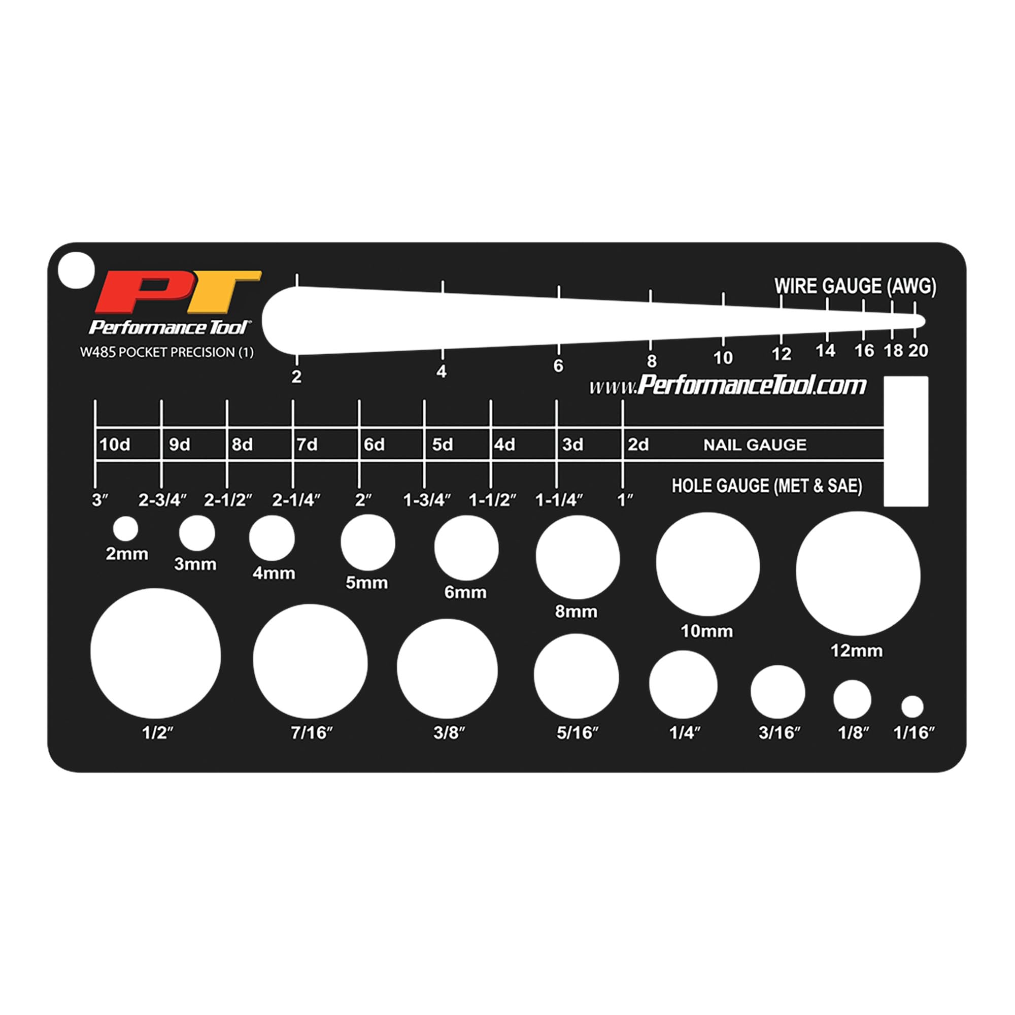 W485 Performance Tool Pocket Precision Reference Cards Set, 1 Pack