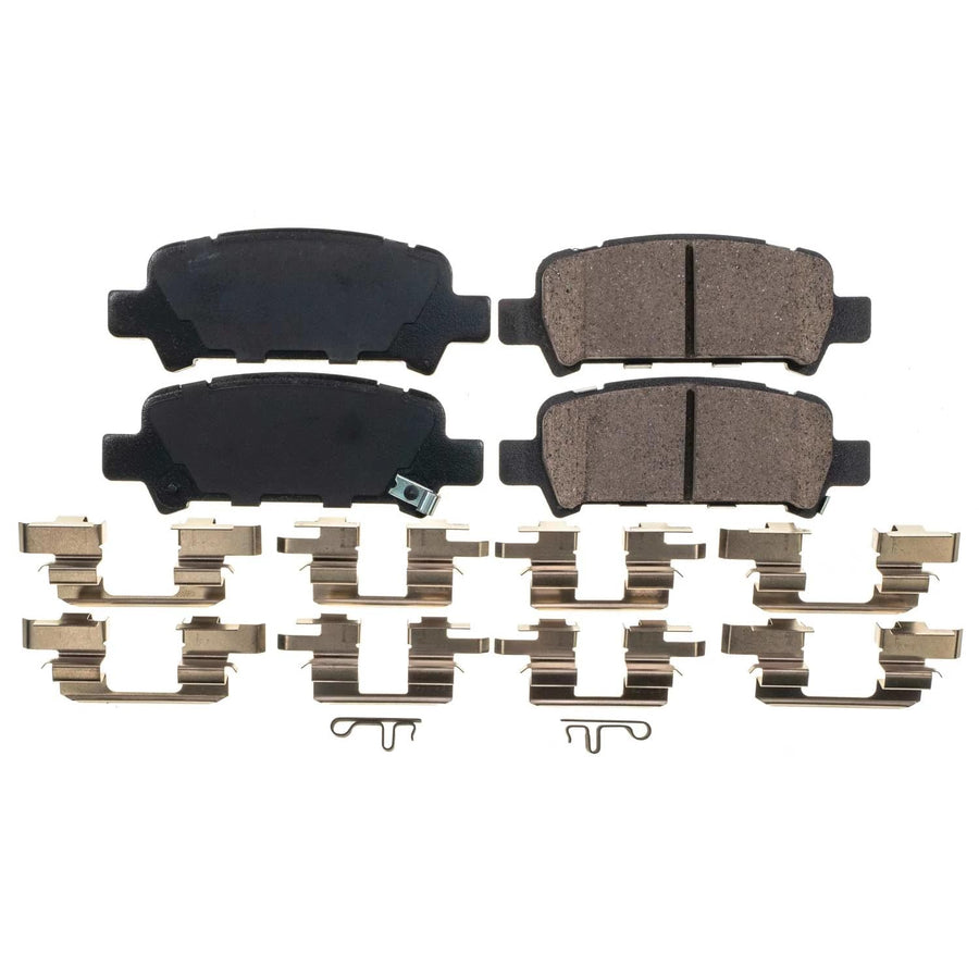 Power Stop Front Brake Kit For Subaru Baja 2003-06 |Impreza 2000-03 |Forester 1998-03 |Legacy 2000-09 |Outback 2000-04 - Ceramic Brake Pads With Installation Hardware, 17-770