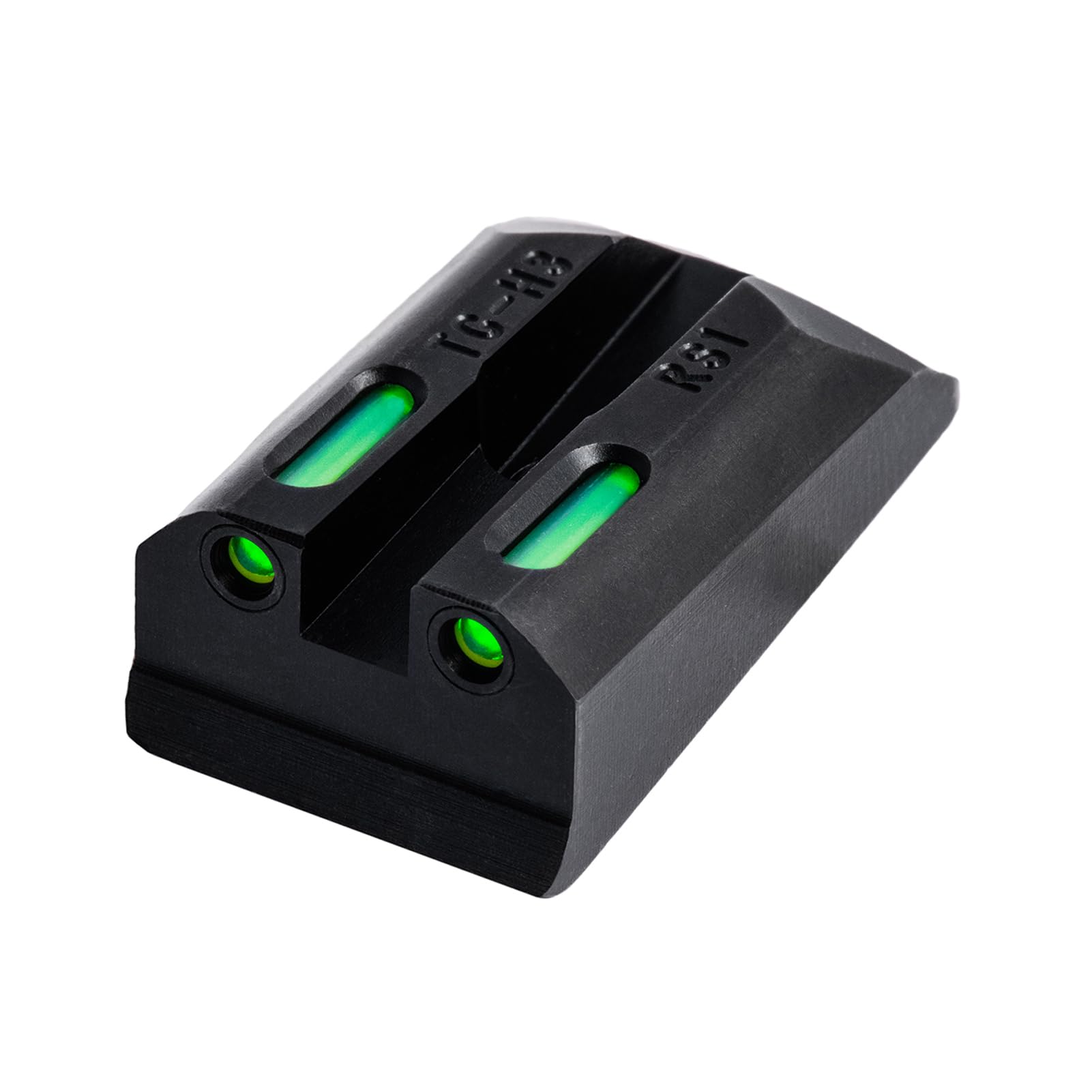 TRUGLO TFX Sight Handgun | Durable Shock-Resistant Compact Brightly Glowing Tritium & Fiber-Optic Xtreme Day/Night, Compatible with Ruger SR Handguns