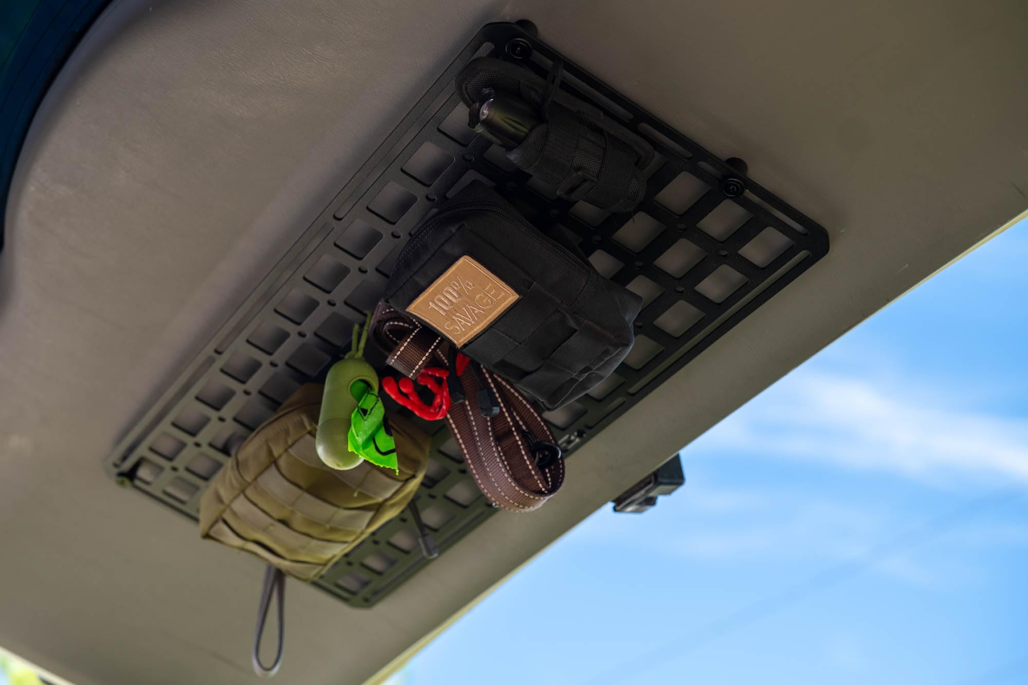 Universal Molle Panels DV8 Offroad | Can Be Mounted Almost Anywhere Including Vehicles, Garages, etc. | Available in 3 Sizes | Universal Mounting for Tools, Recovery Gear, & More (27" x 12")
