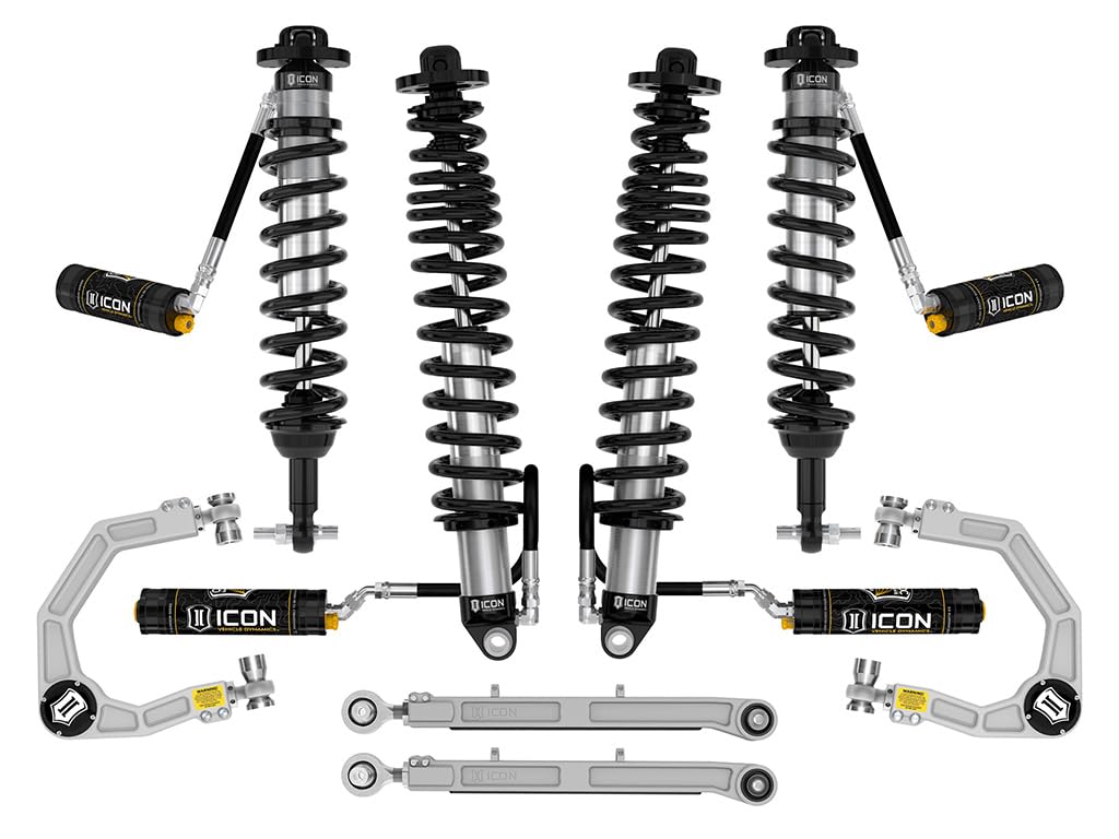 Stage 6 Suspension System, ICON 2-3" Lift, Billet UCA, Compatible with 2021-Up Bronco Sasquatch, K40016