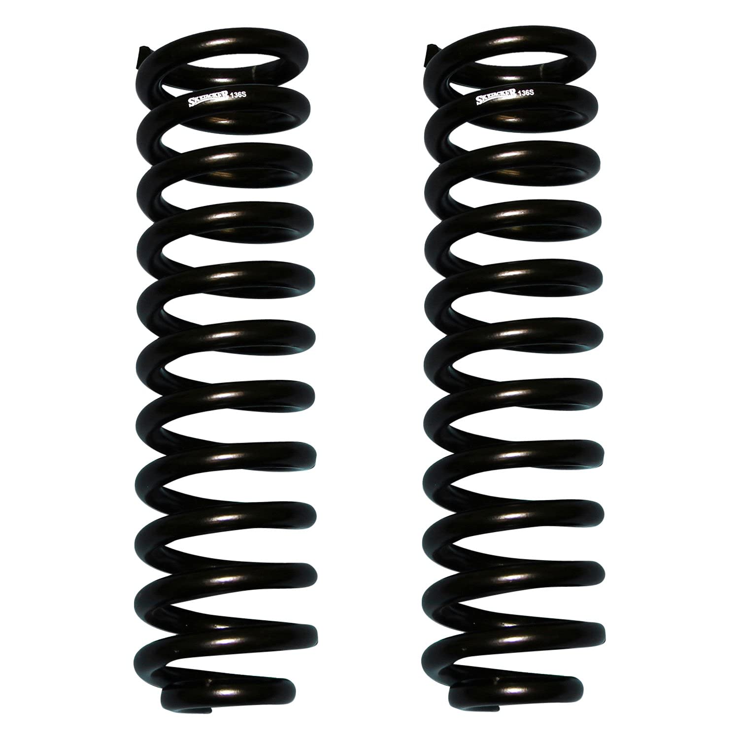 Skyjacker Suspension Lift Kit 136BHK-B w/Shock Black MAX Shocks 6 in. Lift Incl. Front Springs Sway Bar End Link Kit Rear Block Rear U Bolt Kit