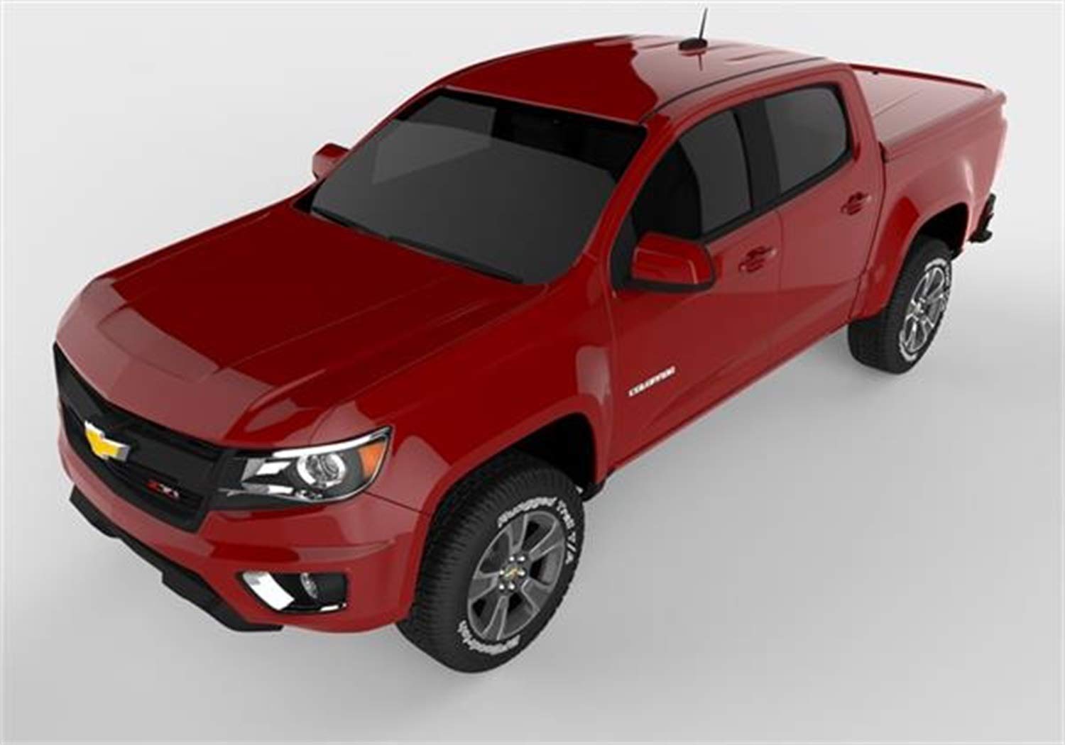 UnderCover RealTruck Lux One-Piece Truck Bed Tonneau Cover | UC1156L-G7C | Fits 2015 - 2020 Chevy/GMC Colorado/Canyon G7C(WA130X) - Pull Me Over Red 5' 3" Bed (62.7")