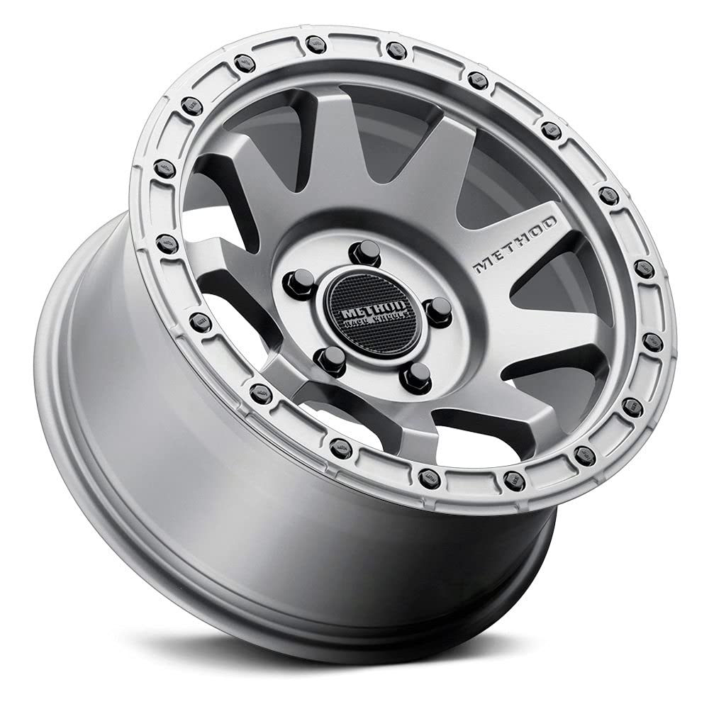 317 Method Race Wheels Custom Wheel - 18x9, 3 Offset, 6x139.7 Bolt Pattern, 106.25mm Hub - Gloss Titanium Rim