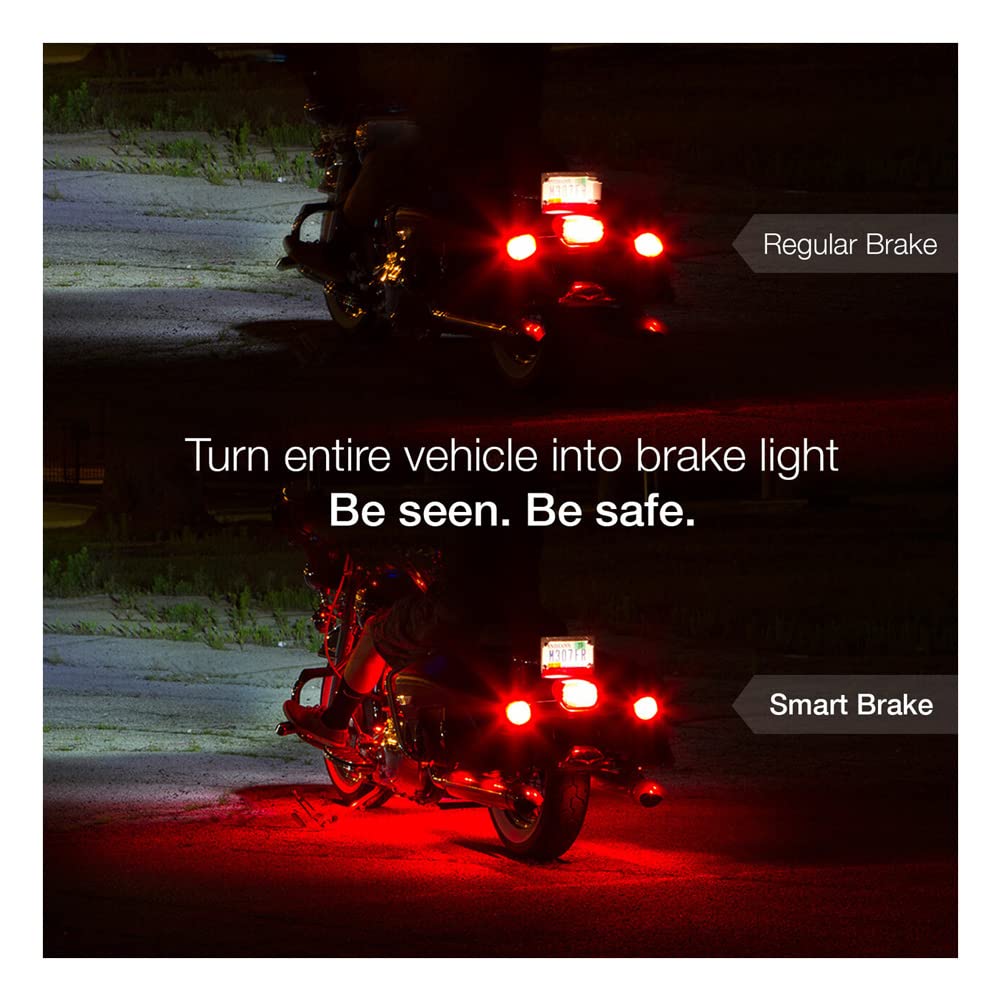 XKGLOW App Control Chrome Motorcycle Professional LED Accent Light Kit - 14 Pods / 12 Strips