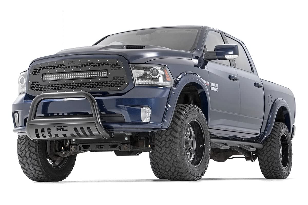 30" Rough Country Mesh Amber DRL LED Grille for 2013-2018 Ram 1500-70199BDA