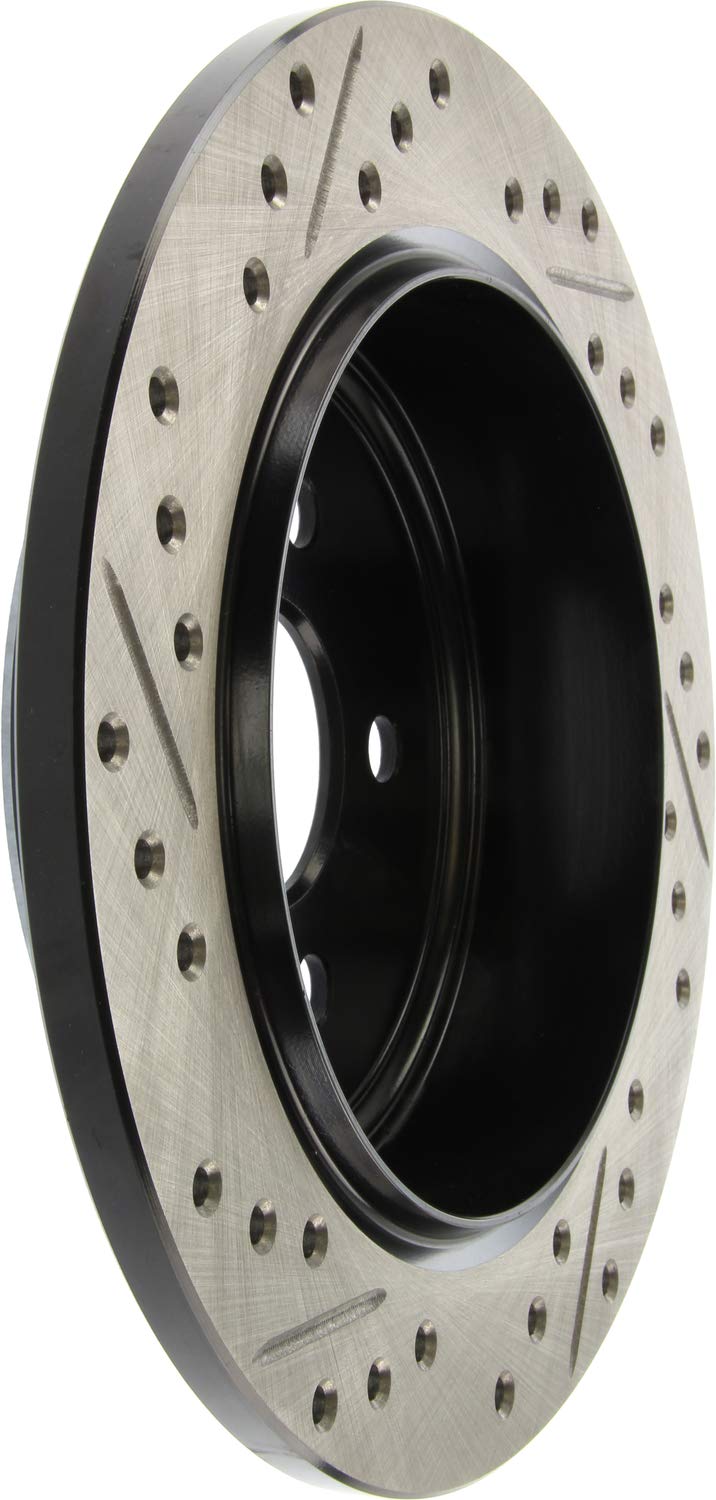 Rear Left StopTech 127.63054L Sport Drilled/Slotted Brake Rotor