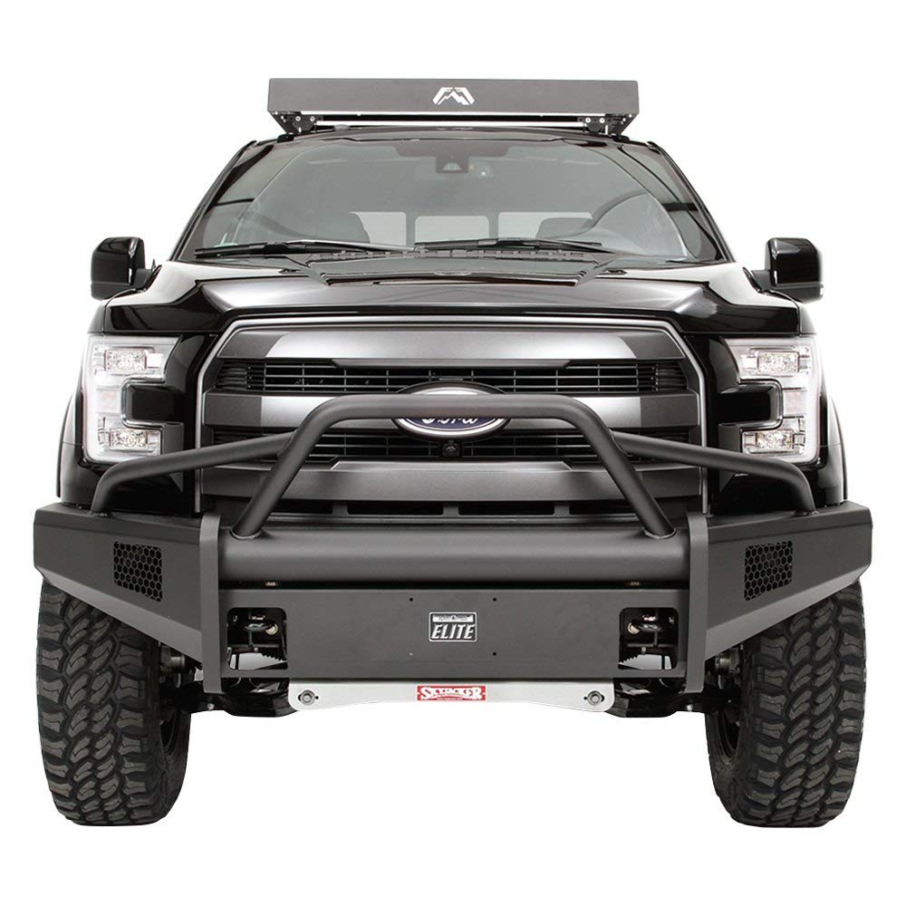 Fab Fours 18-C F150 Full Pre-Runner Guard W/Tow Hooks Elite