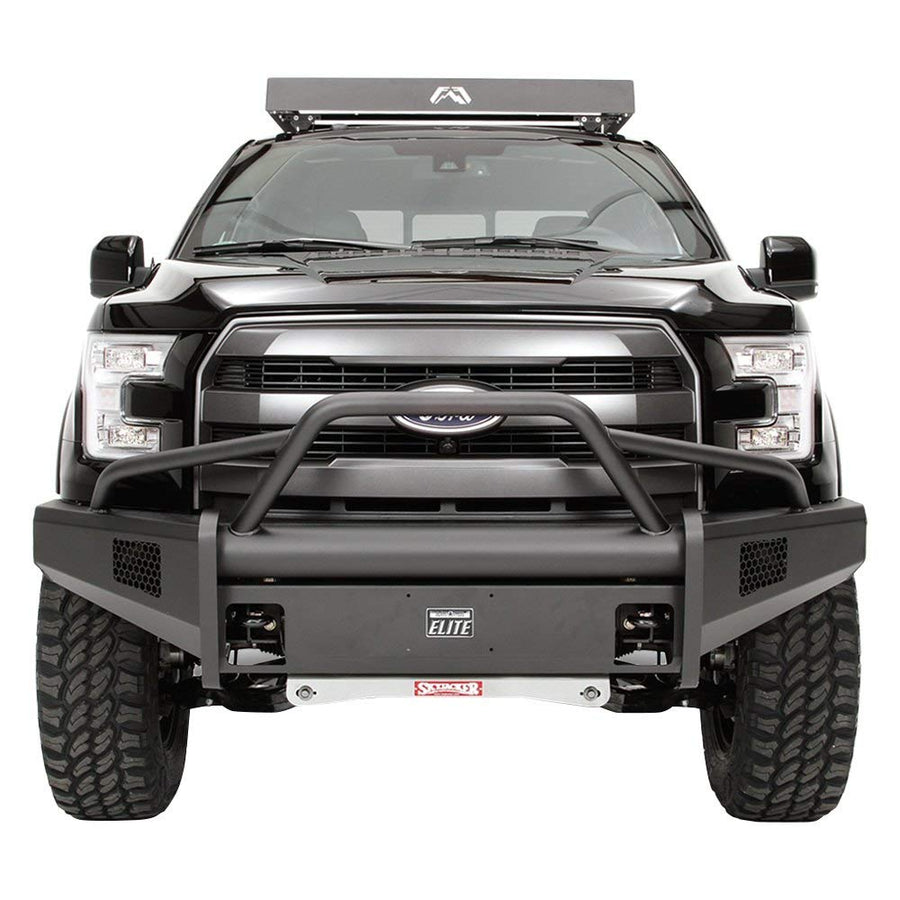 Fab Fours 18-C F150 Full Pre-Runner Guard W/Tow Hooks Elite