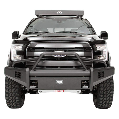 Fab Fours 18-C F150 Full Pre-Runner Guard W/Tow Hooks Elite