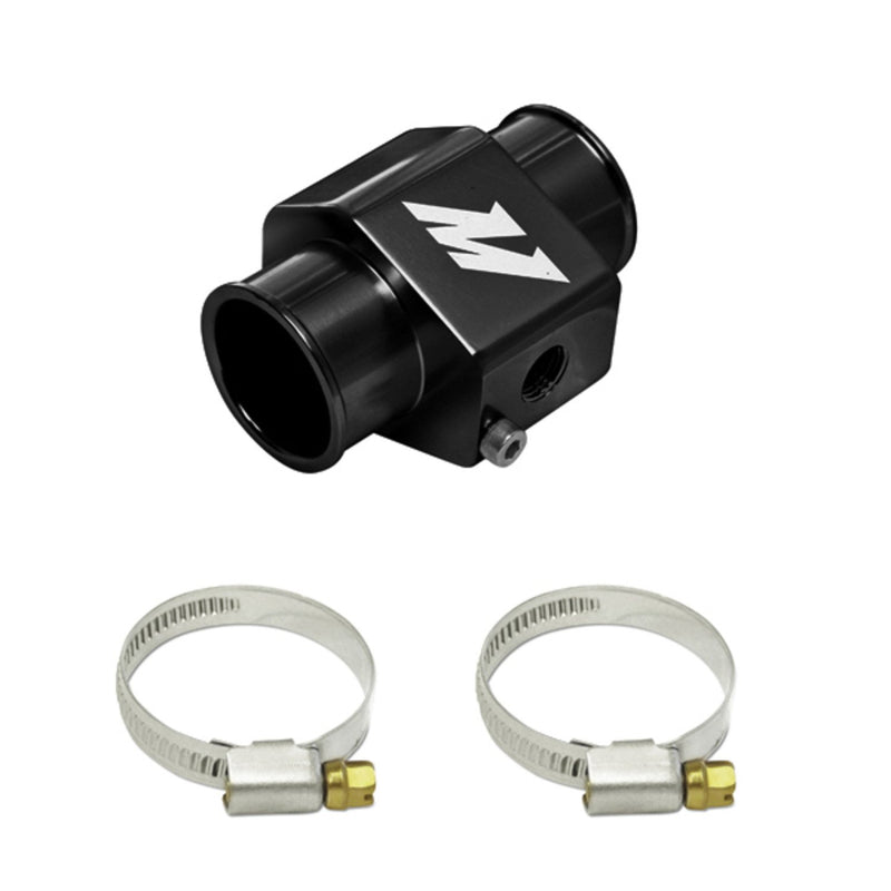 Mishimoto Black Water Temperature Sensor Adapter - 30mm