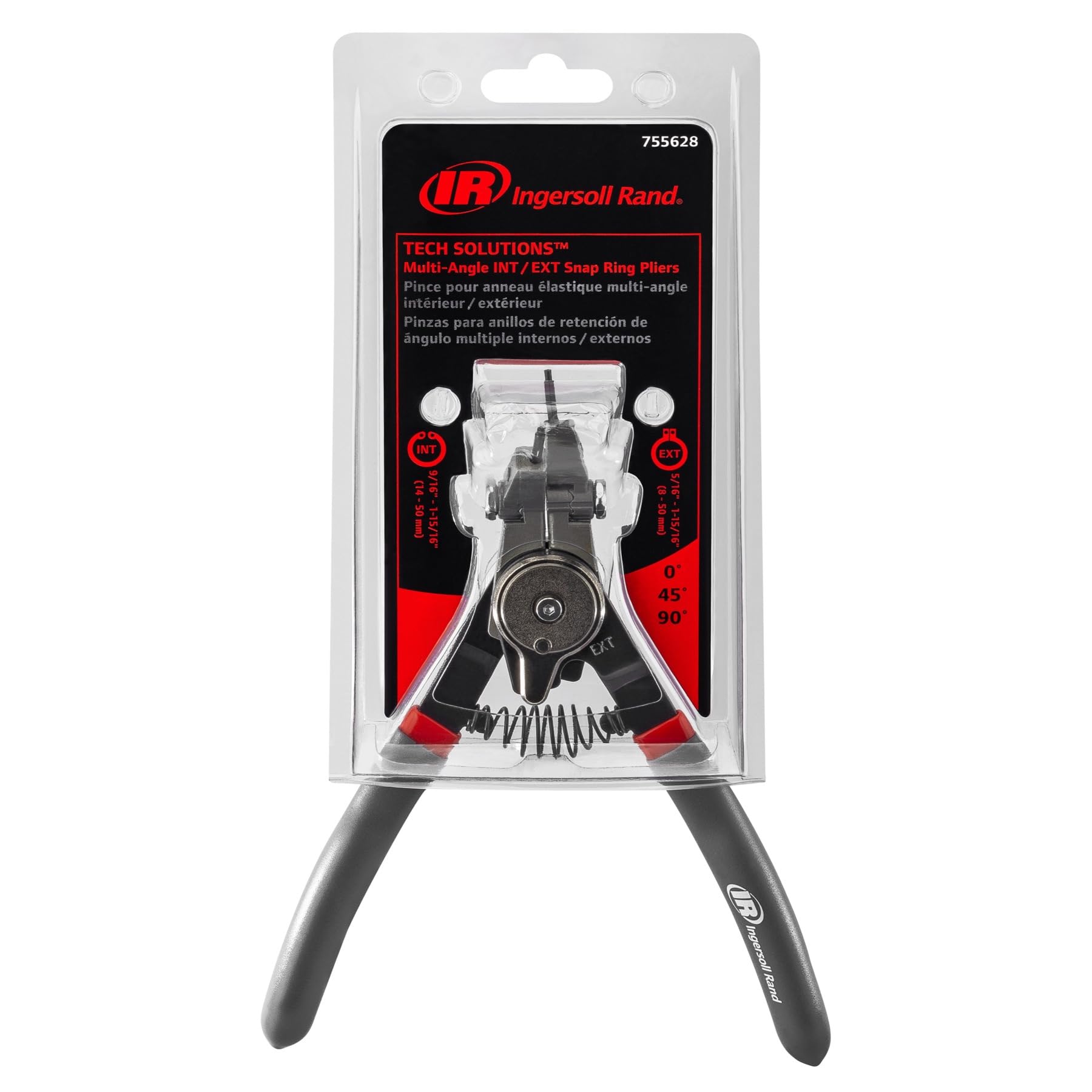 Ingersoll Rand Multi-Angle Tech Solutions Snap Ring Pliers Internal/External - 755628