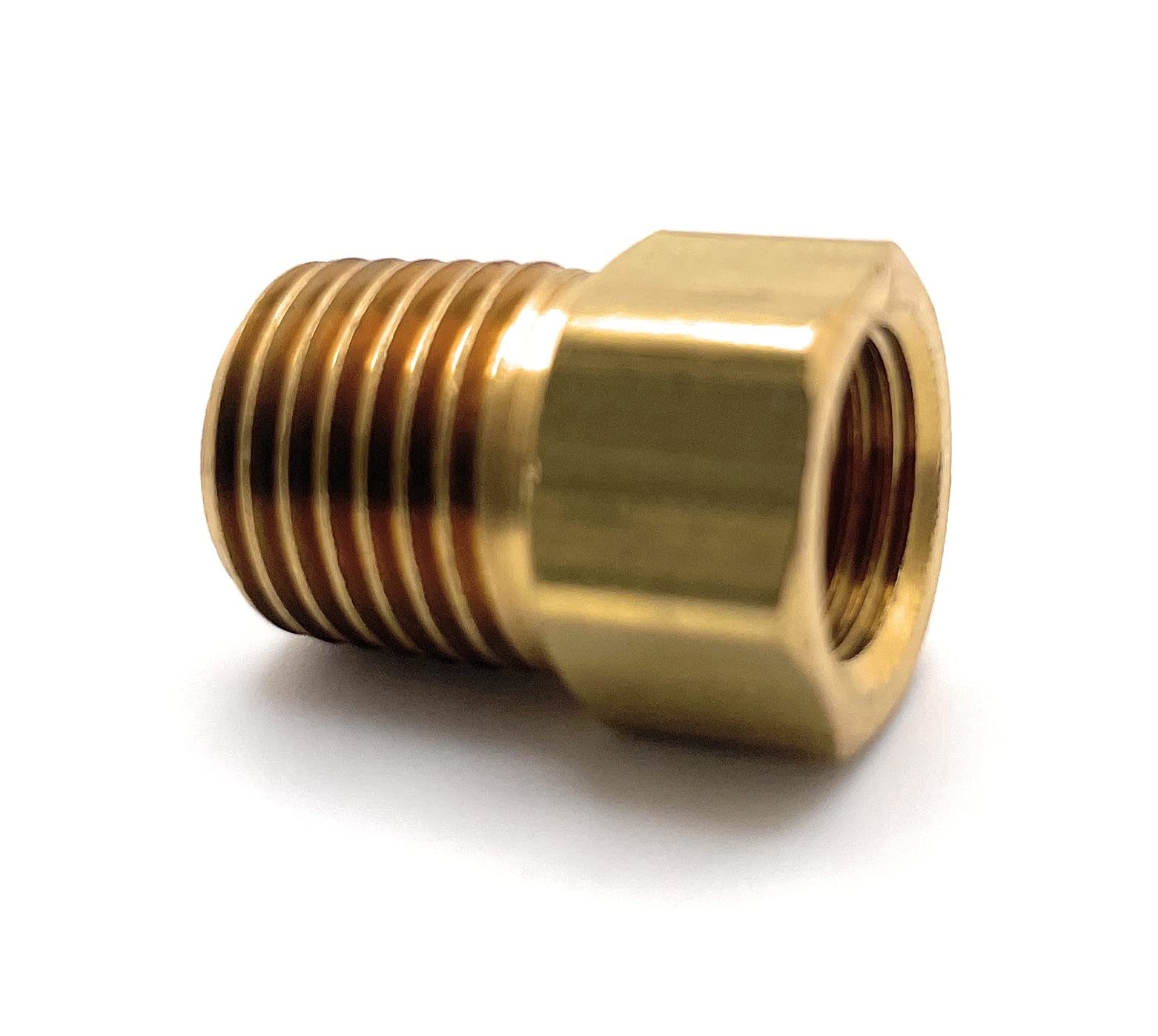 Marshall Excelsior AP Products ME2132P Inverted Flare Adapter - 1/4" MNPT x 1/4" Female Flare Plug