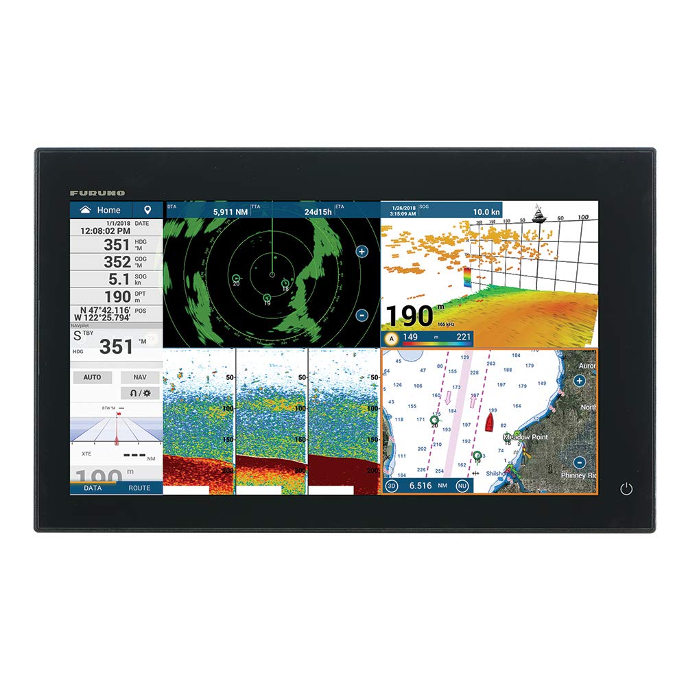 NavNet TZtouch3 Furuno 16" MFD w/1kW Dual Channel CHIRP Sounder Internal GPS [TZT16F]