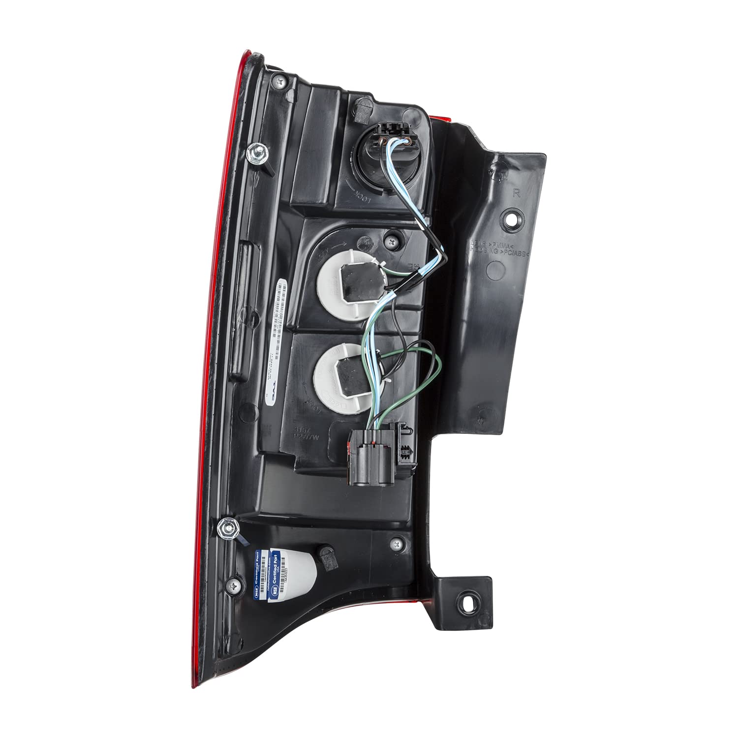 Right TYC Tail Light Assembly Compatible with 2011-2016 Chrysler Twn And Country