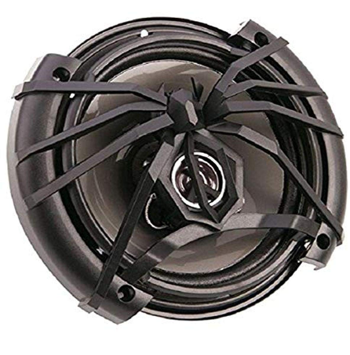 Soundstream Arachnid AF.653 Full Range 6.5" 3-Way 300W Speakers,Black and Silver