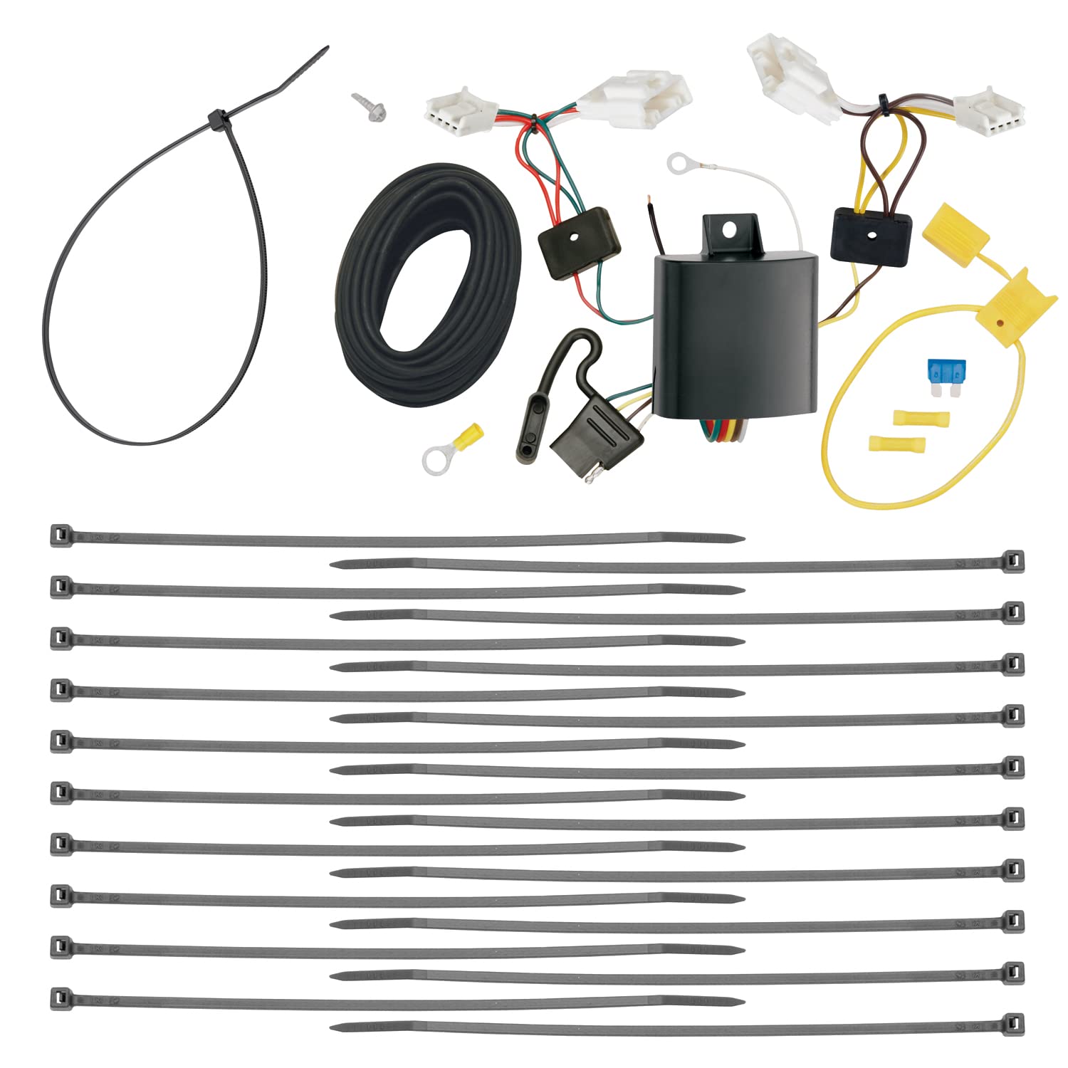 T-One® TEKONSHA Harness T-Connector, 4-Way Flat, Compatible with Select Lexus NX200t, NX300h