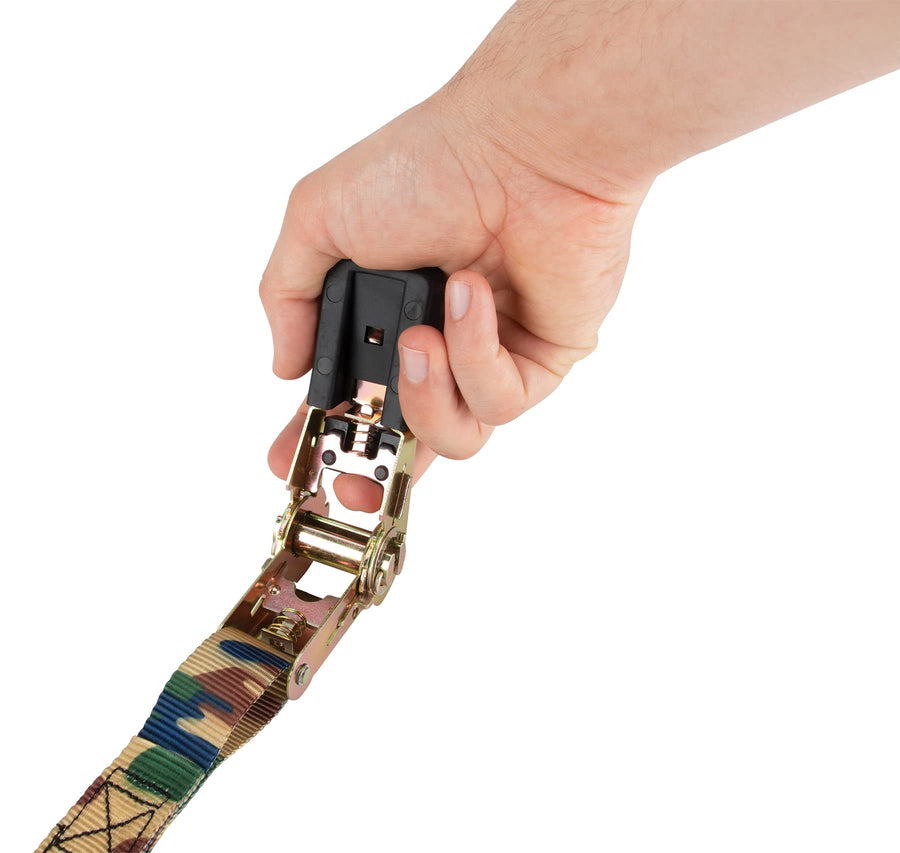 1-Inch X 15' Performance Tool W1851 Ratcheting Tie Down - Heavy Duty Cargo Straps with Quick Release, 1500 lbs Capacity for Secure Transport and Storage