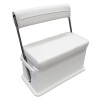 Offshore 8WD437SS-784 Wise Cooler/Storage Seat, 62 Quart, Brite White