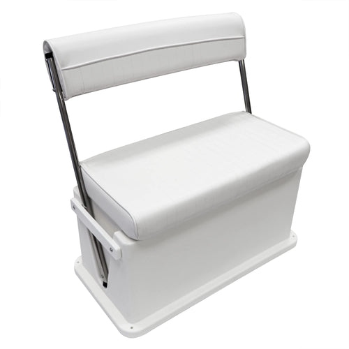 Offshore 8WD437SS-784 Wise Cooler/Storage Seat, 62 Quart, Brite White