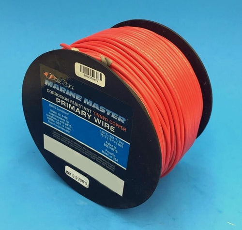 Marine Tinned Copper DEKA 14AWG Red Boat Stranded Wire 100 Feet Made in USA