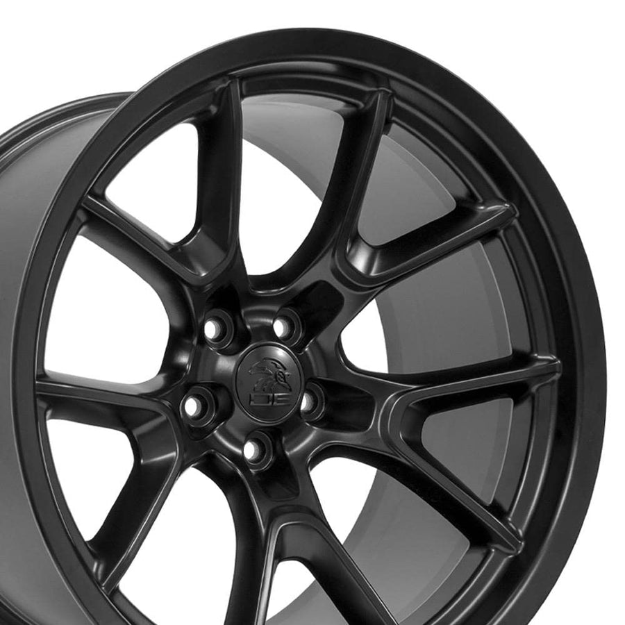 20 Inch OE Wheels DG21 Rim Fits Challenger 50th Anniversary Style 5x115 20x11 Satin Black - Hollander 10369 (1)