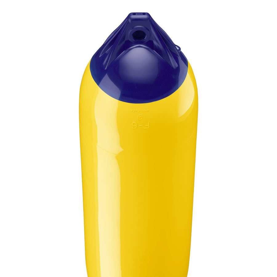 F-6 Standard Polyform Boat Fender Blue Ropehold - Yellow