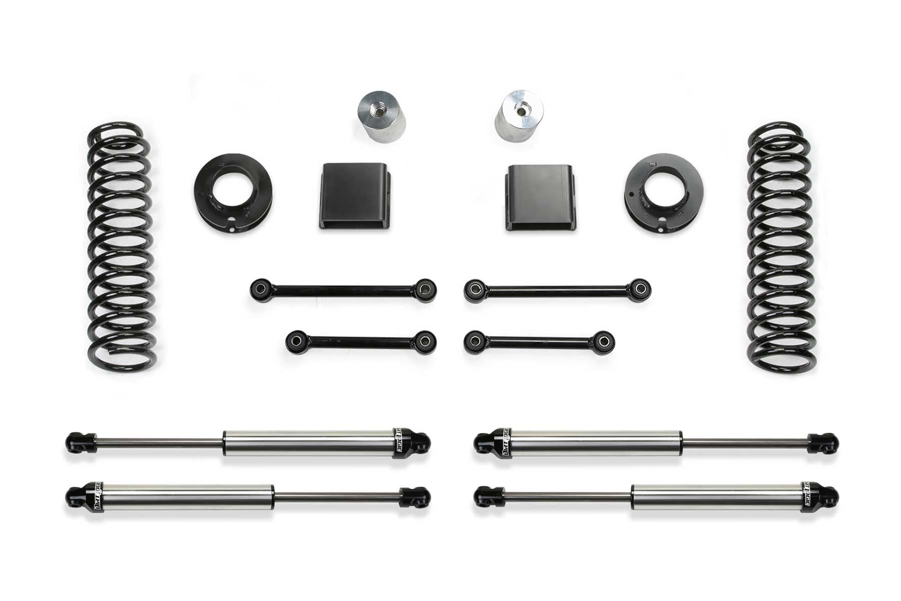 20-21 Jeep JT Fabtech 4WD Diesel 3in Sport System w/DLSS SHKS (K4190DL)