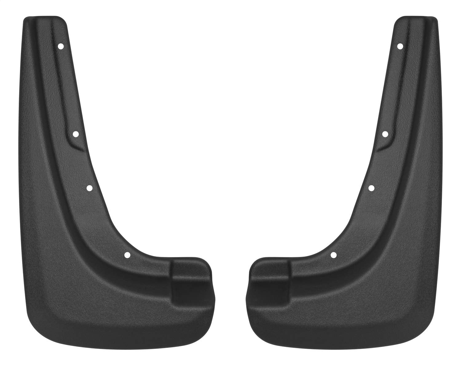Front Mud Guards - Husky Liners | 2014 - 2022 Jeep Cherokee (Excludes Trailhawk or Overland Models), Front Set - Black, 2 Pc | 58121