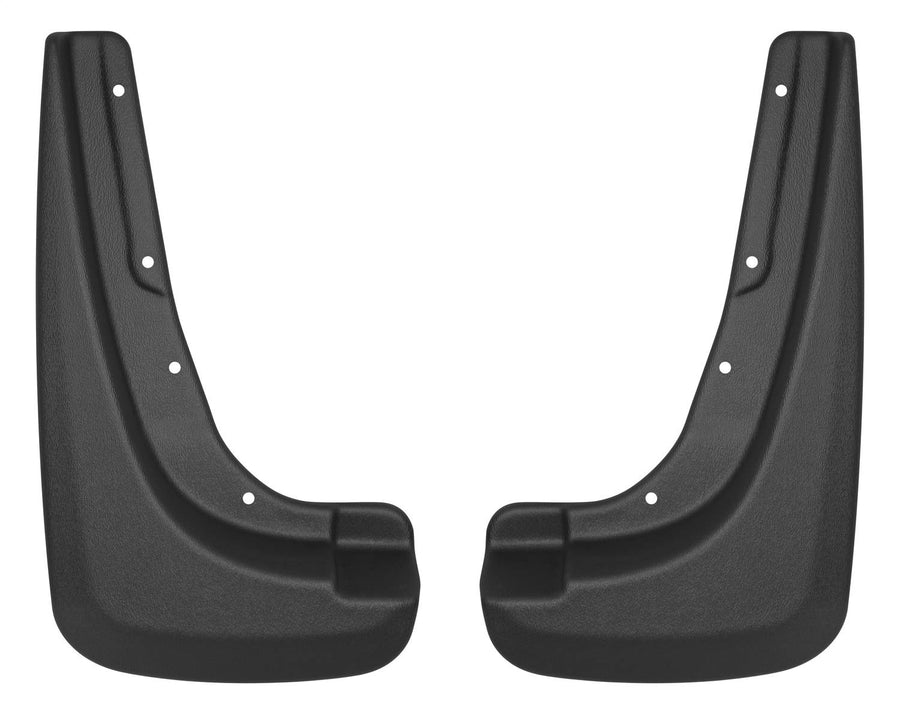Front Mud Guards - Husky Liners | 2014 - 2022 Jeep Cherokee (Excludes Trailhawk or Overland Models), Front Set - Black, 2 Pc | 58121