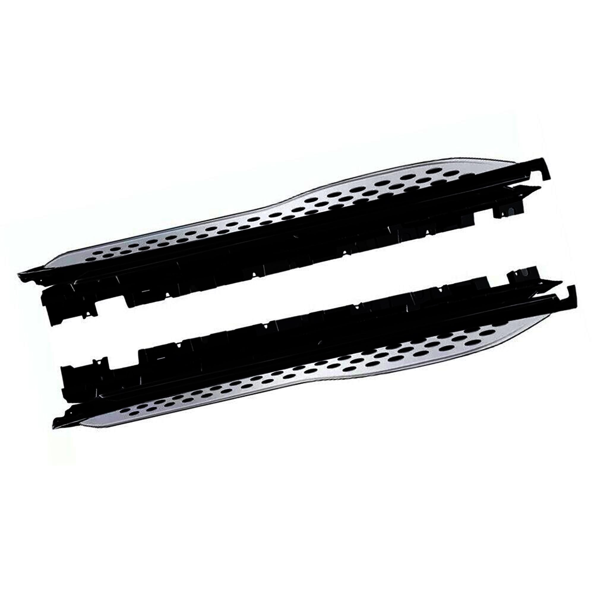 OEM Replica Black Horse Running Boards Compatible with 2023-2024 Mercedes-Benz GLC300|2023-2024 Mercedes-Benz GLC43 AMG|2023-2024 Mercedes-Benz GLC300e-RMWX254