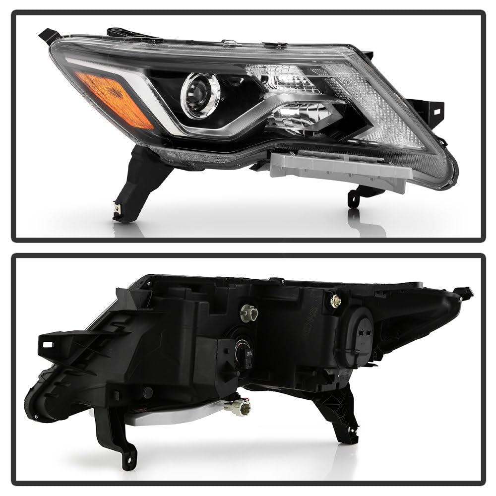 Nissan Pathfinder 17-21 Spyder (xTune) LED w/DRL Headlight - Low Beam-LED ; High Beam-H9(Included) ; Signal-WY21W(Included) - OE Right