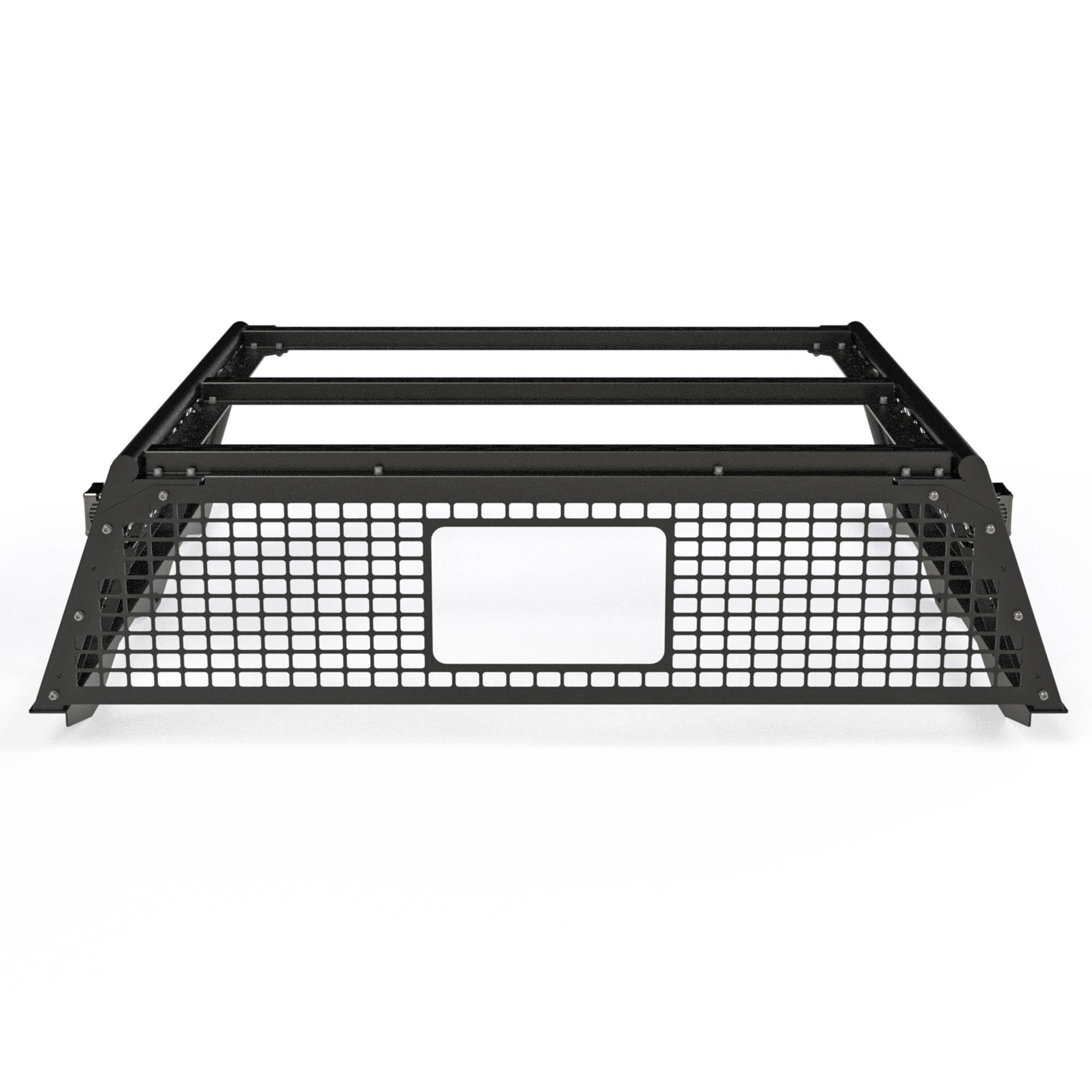 ZROADZ Overland MOLLE Truck Rack, Compatible with 2016-2025 Toyota Tacoma (2) 3 Inch White ZROADZ LED Pod Lights - Part # Z859101