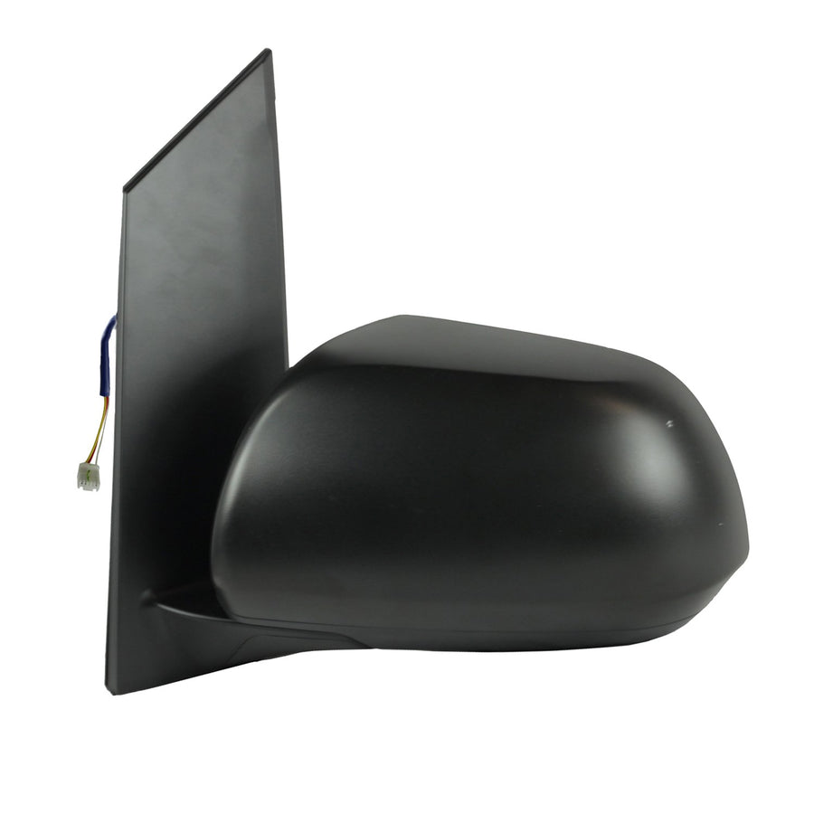 Driver Side Fit Mirror for Toyota Sienna, Textured Black, w/spot Mirror, Foldaway, w/o Blind spot Detection System, Power (70208T)