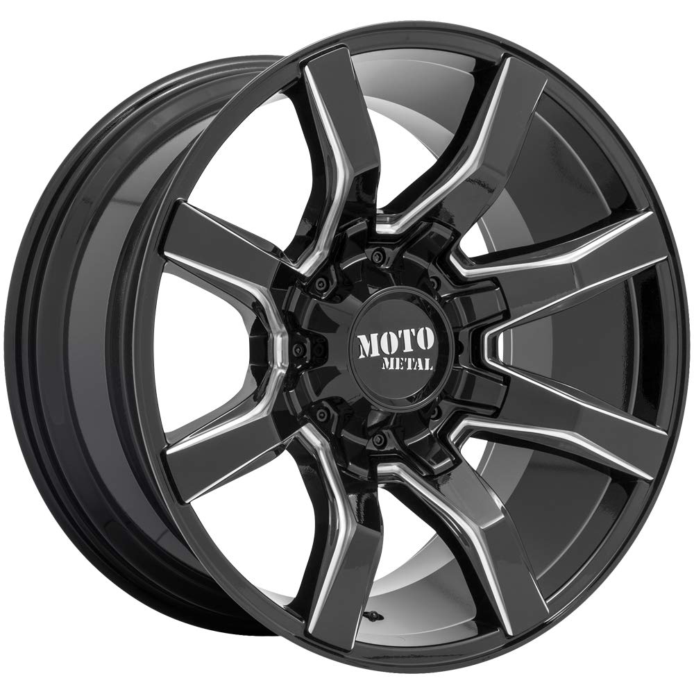 Moto Metal 22X10 MO804 G-BLK 5X5.0/5.5 -18MM MILL - MO80422035918N