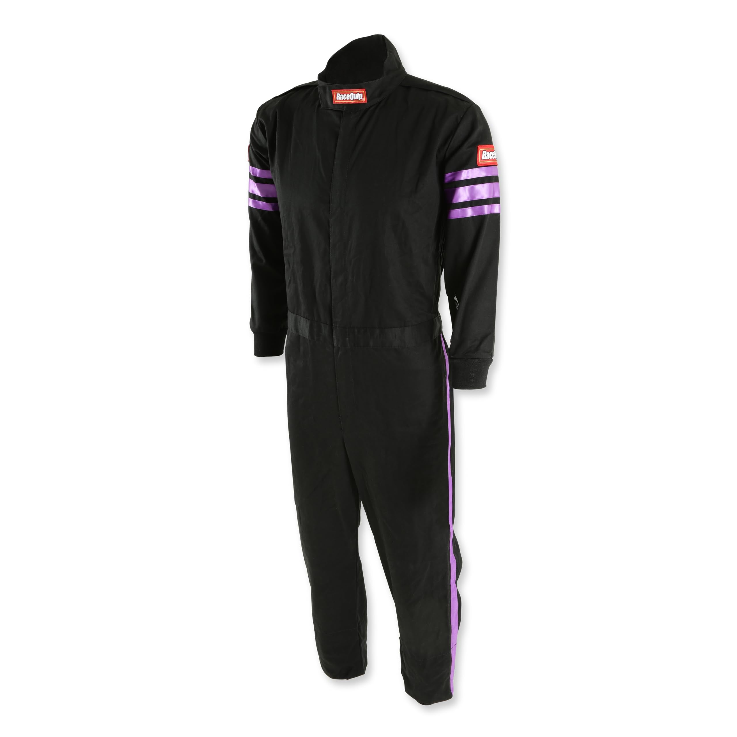 Pro-1 RaceQuip Driving Suit SFI 3.2A/1 Black/Purple Stripe Youth Large