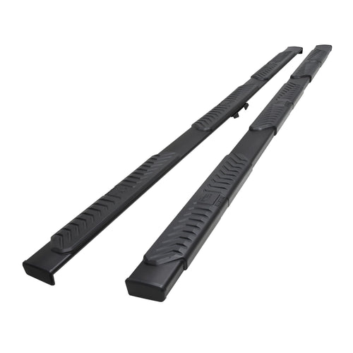 Westin R5 M-Series 28-5234775 Wheel-to-Wheel Nerf Bars XD fits 2020-2025 Silverado Sierra 2500 3500 Crew Cab 8' Bed Textured Black Pair