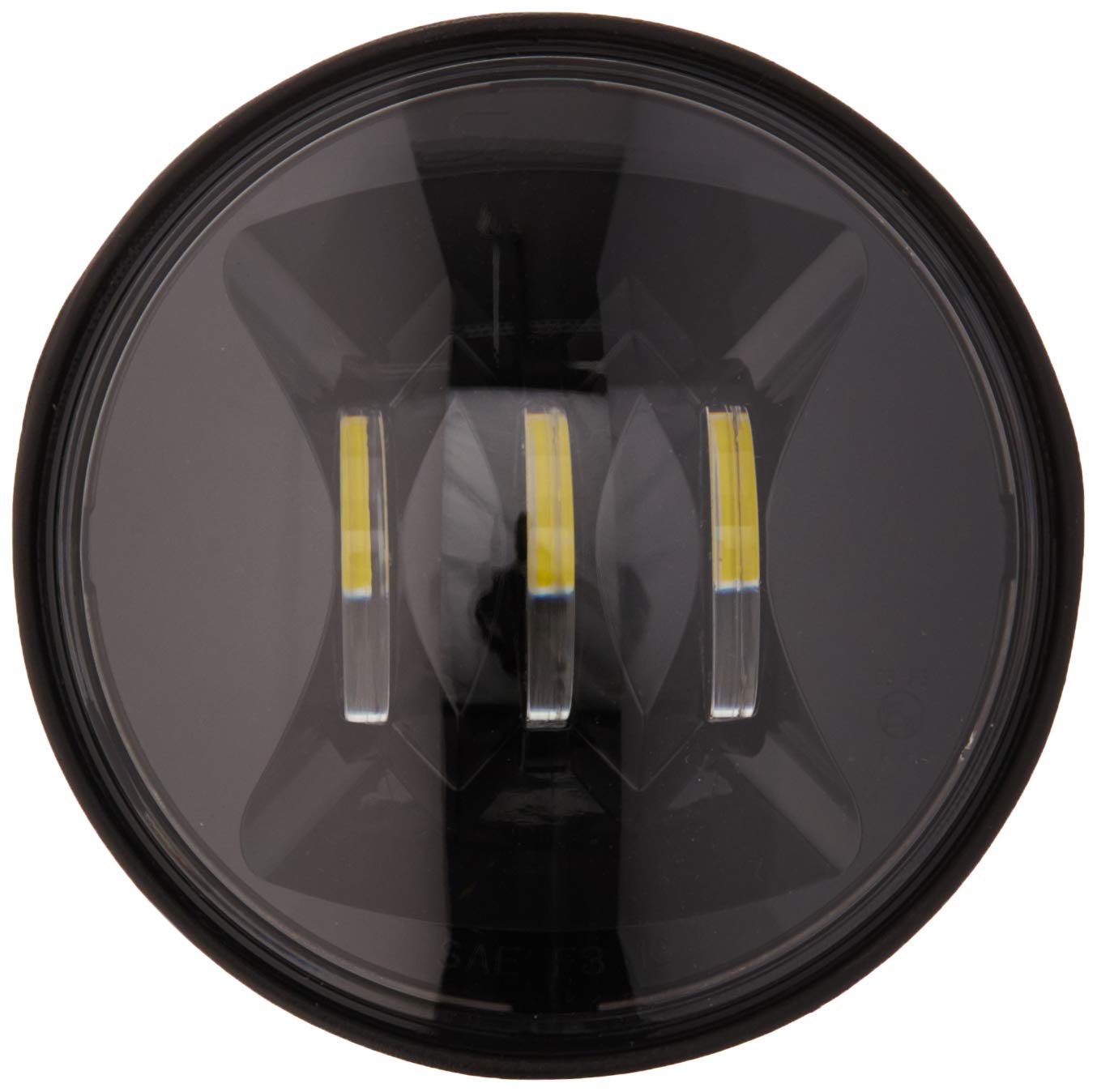 Model 6045 J.W. SPEAKER 0545731 12V SAE/ECE Right Hand Turn LED Fog Light with Black Inner Bezel