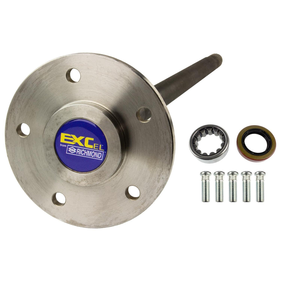 EXCel Axle Shaft Assembly Drive For GM 8.5" (10 Bolt); 31.375" Overall Length; 5 X 5 Lug Pattern; 28 Spline; Includes Bearing, Seal And Studs